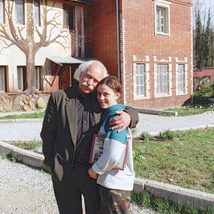 Михаил Петрович Шћетињин са ученицом